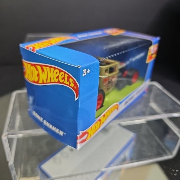 Hot Wheels Pull-Back Speeder Green Bone Shaker New Sealed Box - Picture 4 of 9